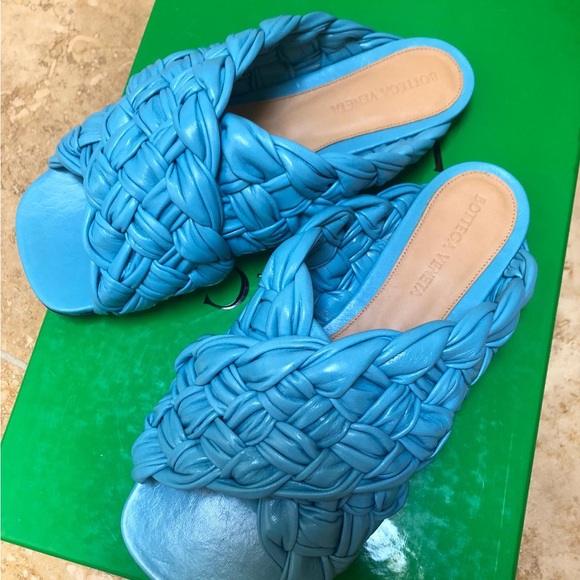 Bottega Veneta Shoes - Bottega Veneta sandals sky blue size 37.5 . Brand new in the original box